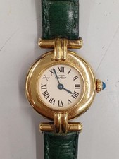Orologio donna Cartier Must Colisee 590002 Vermeil quarzo romano ottimo