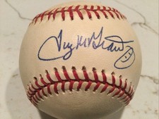 tug mcgraw autographed baseball—Beckett-BV40220