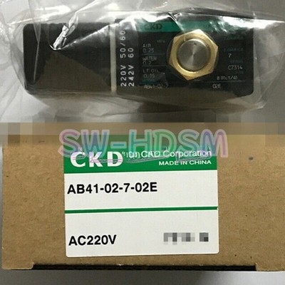 1PCS NEW FOR CKD AB41-02-7-02E AC220V Solenoid Valve Freight Free