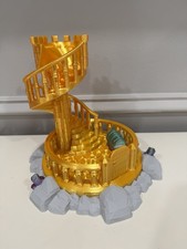 3D Printed Golden Spiral Castle Dice Tower  Tabletop Gaming Decor