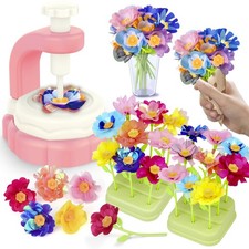 185pcs DIY Fabric Flower Bouquet Craft Kits for Kids Ages 3-12, STEM Educatio...