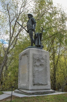 Minuteman Statue Concord Massachusetts Vintage Photo Reprint Wall Art