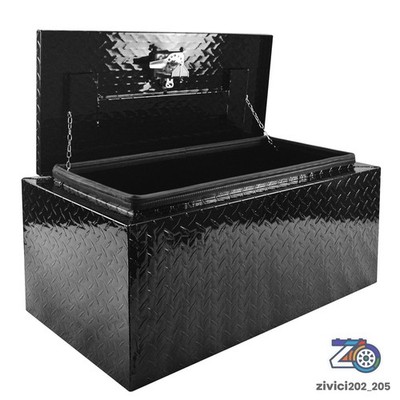 30''X14''X16'' Underbody Utility Aluminum Tool Box Truck for Truck Trailer Black