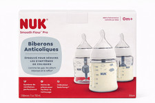 NEW 3 PACK NUK Smooth Flow Pro Anti-Colic Baby Bottle - 5oz