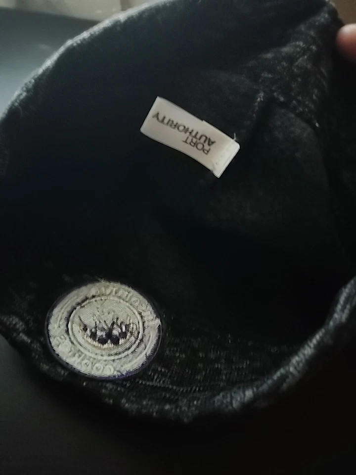 Sombrero de galletas insomnio uniforme de empleado líder de cambio de tripulación logotipo gorro gorra gris Foto 3 de 3