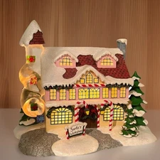 Hawthorne Village Santa's Toy Workshop Rudolph's Christmas Town 2003 w/COA 79056