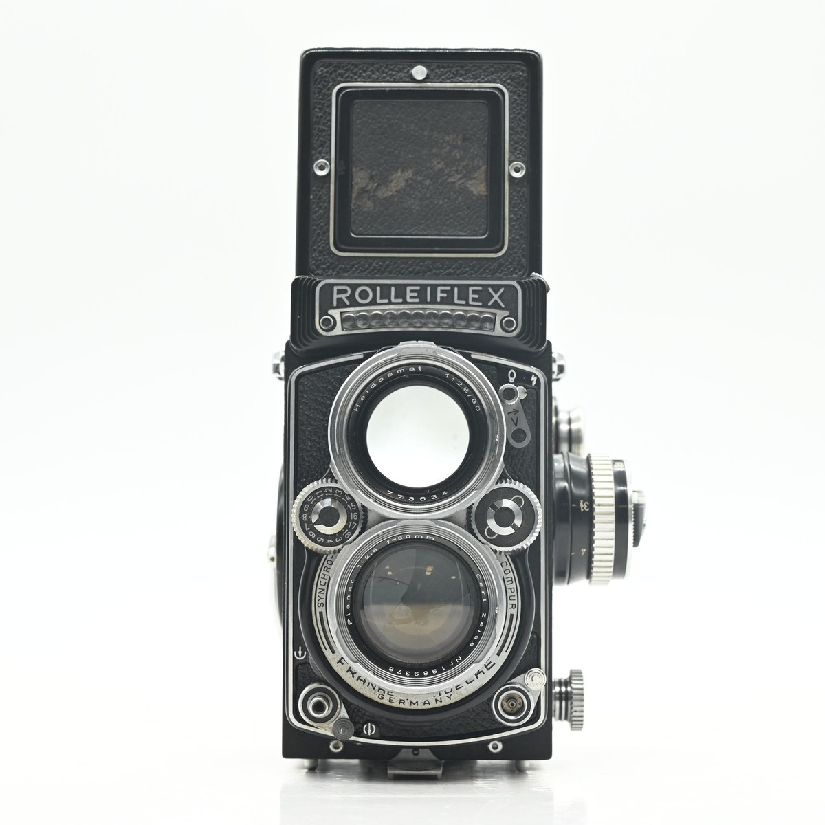 Rolleiflex 2.8F TLR Twin Lens Reflex Camera w/Planar 80mm f2.8-F