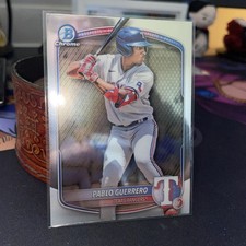 2025 Bowman - Chrome Prospects Pablo Guerrero #BCP-144 (RC)