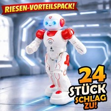 Restposten 24x 27cm KI RC Roboter ferngesteuert Tanz Musik LED Kinder Geschenk
