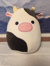 Squishmallows Connor the Cow 9 inch Stuffed Plush Toy Kellytoy