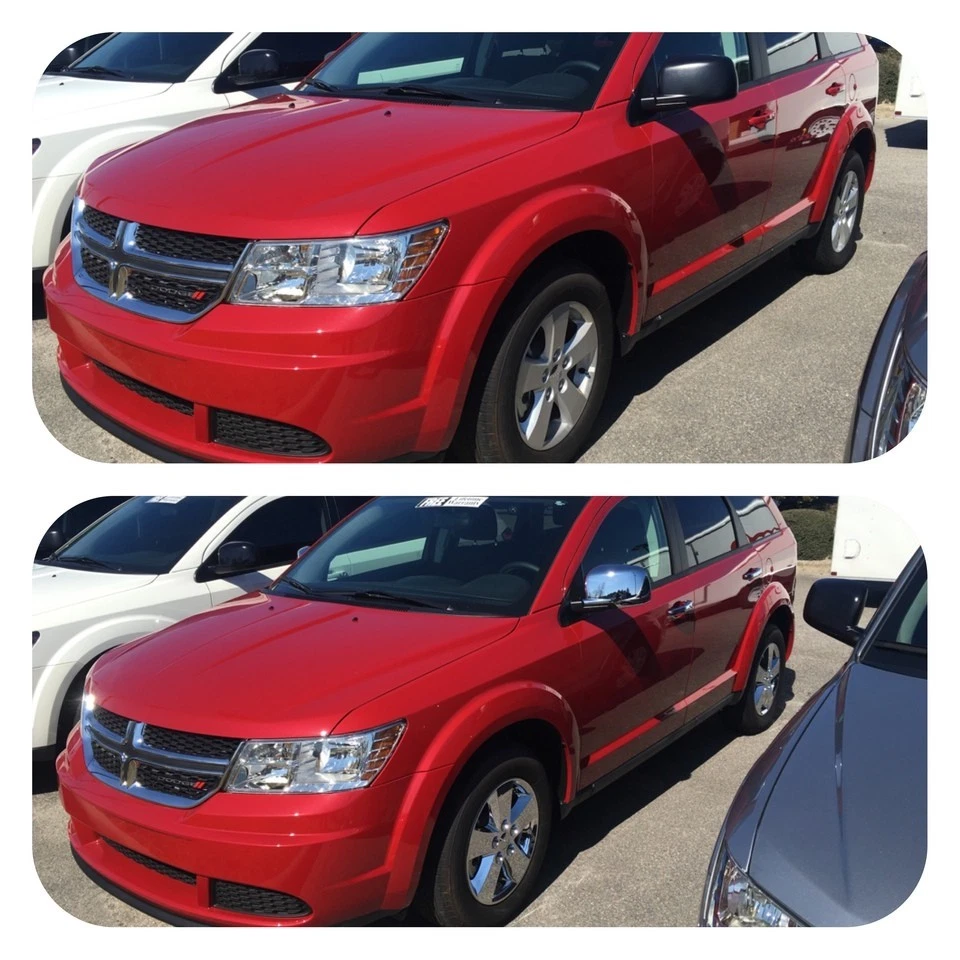 2009-2019 Dodge Journey # IMP-374X 17" 5 Spoke Chrome Wheel Skins New Set Of 4 - Image 3 of 3