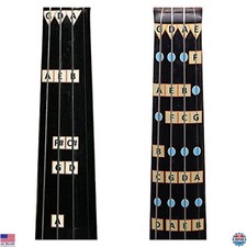 Violin Finger Guide Stickers - Learn D Major  All Notes, 3/4 Size Music Aid