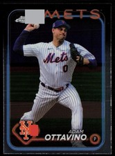 ADAM OTTAVINO 2024 TOPPS CHROME UPDATE NEW YORK METS #USC138