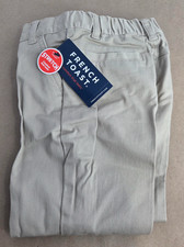 French Toast Boys Stretch Jogger Pants Size 4 Khaki School Uniform NWT