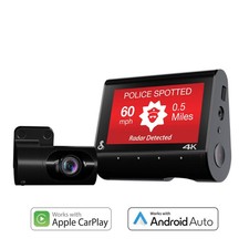 Cobra Smart Dual View Dash Cam SC 250R 4K Parking Live View Mayday 32 GB CarPlay
