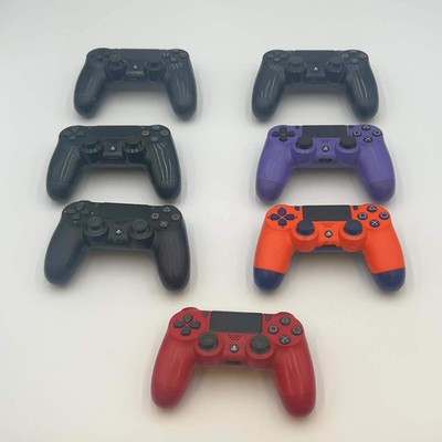 Broken Sony PS4 Controller Lot of 7 CUH-ZCT2U Read