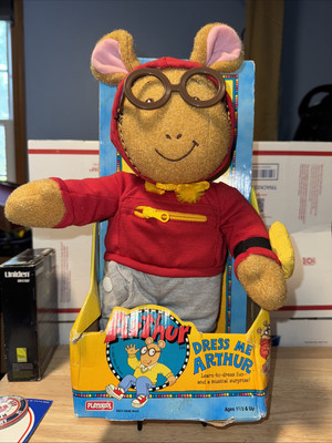 Playschool Dress Me Arthur  1996  In Box. Does Not Play Music & Box Damaged..