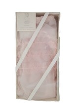 VTG Kiddie Kover RUMBA Pink Diaper Cover Baby Size L Plastic Lined Lace Ruffles