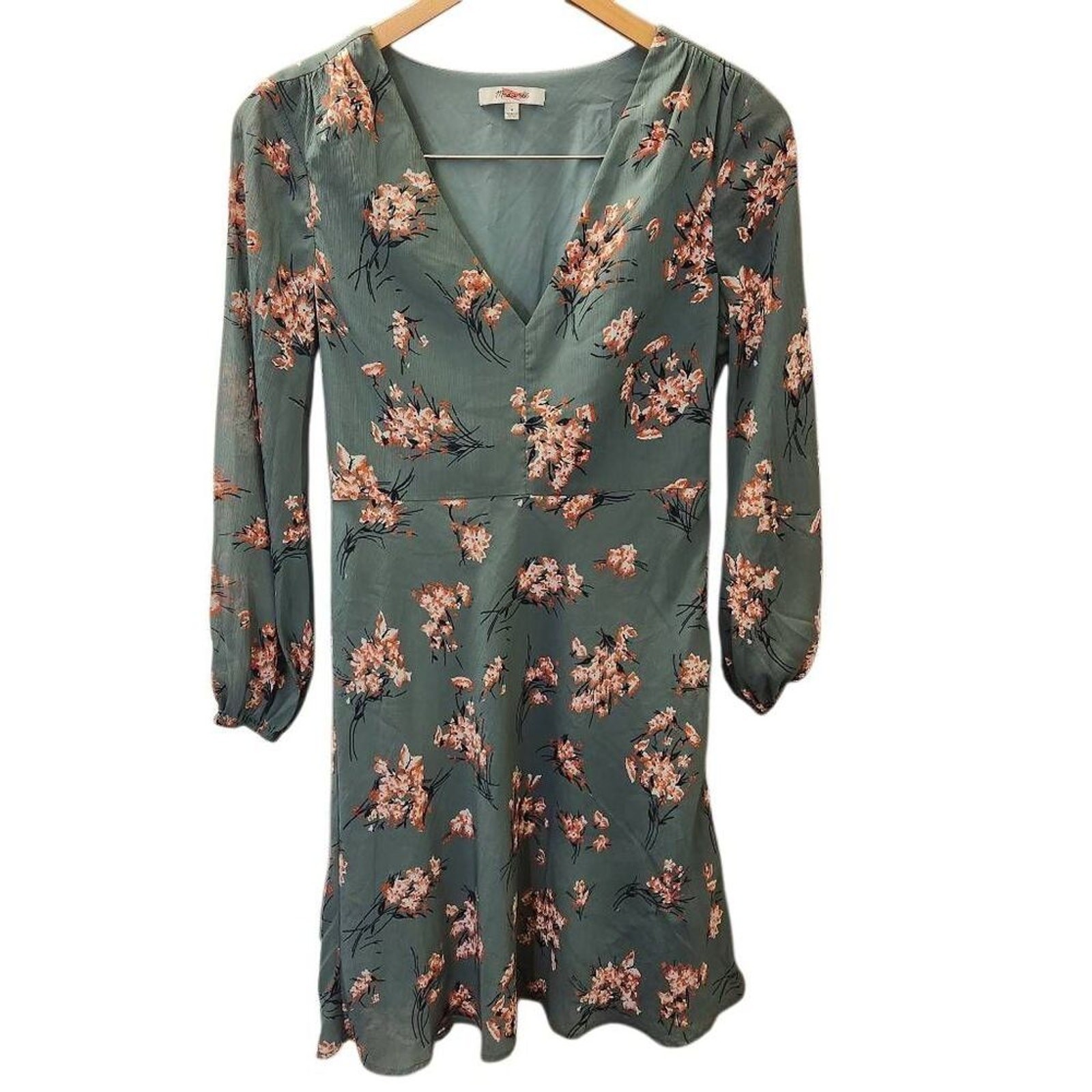 Madewell Marguerite Dress in Butterfly Garden