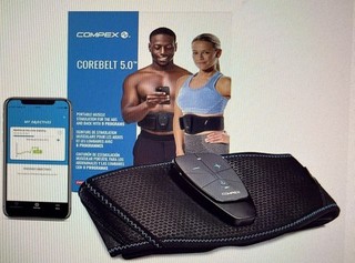 SW 0806 Compex Unisex Corebelt 5.0 Muskelstimulationsgürtel L/XL schwarz B WARE