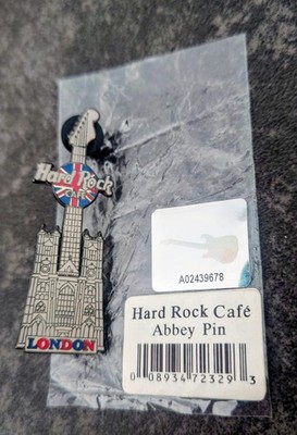 Hard Rock Cafe London West Minster Abbey Guitar Pin