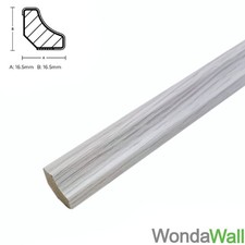 MDF Scotia Beading - 20 Lengths (24m) - Flooring Trim for Laminate & Wood Floors