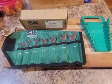 S-K Tools 7 Pc. 12 Pt. SAE Stubby Wrench Set  SKO1489A  3/8"-3/4".  NEW! 🔥 