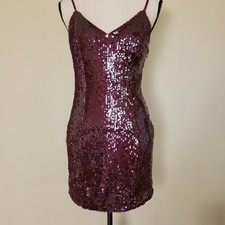 NWOT Swiftie Eras Vibe S Bodycon Forever 21 Sequin Mini Dress Spaghetti Straps