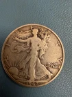1942 Walking Liberty Half Dollar 90% Silver Very Good to Fine  #3587