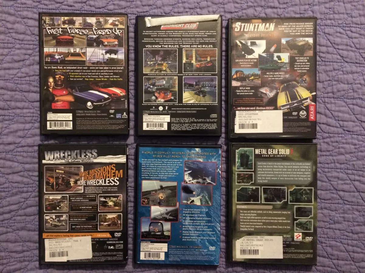 PLAYSTATION 2 VIDEO GAME ASSORTMENT