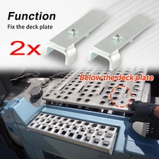 2 Pcs Deck Plate Fixing Mounting Clamp Replace Fit for Volvo VN & VNL Models