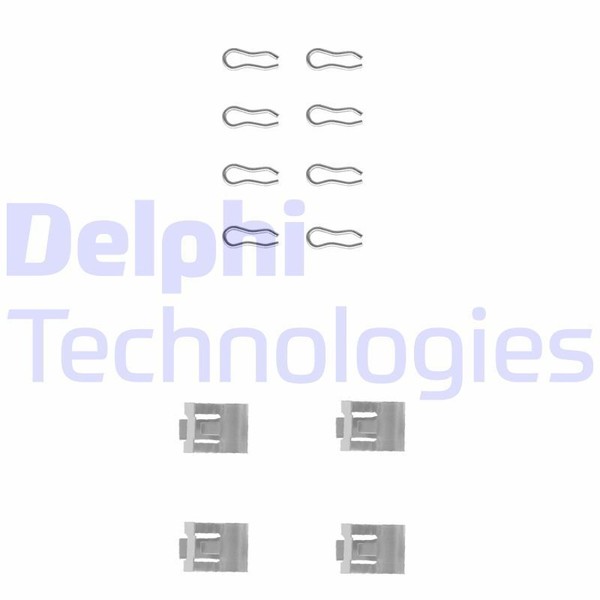 Delphi LX0075 ZubehöRsatz, Scheibenbremsbelag FüR Abarth Alfa Romeo-image