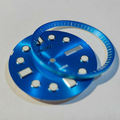 Blue Chapter Ring for Seiko SKX013 fits 7S26-0030 MOD Part - Picture 4 of 4