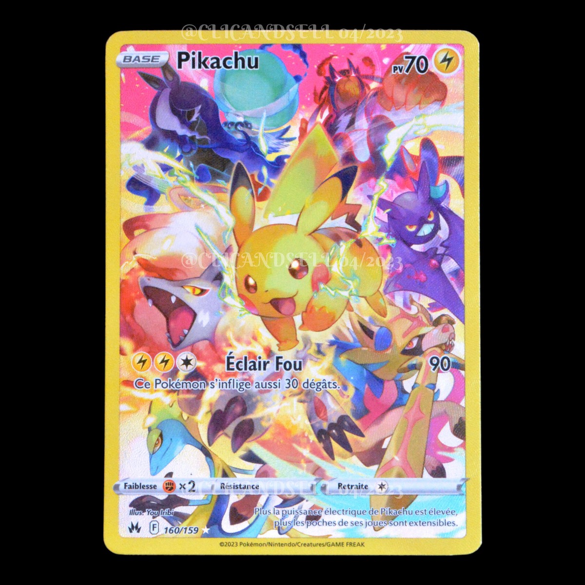 carte Pokémon Pikachu 160/159 #16 NEUF FR | eBay