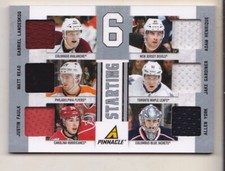 11-12 Pinnacle Landeskog Faulk Read Gardiner Henrique +1 Jersey Starting 6 2011