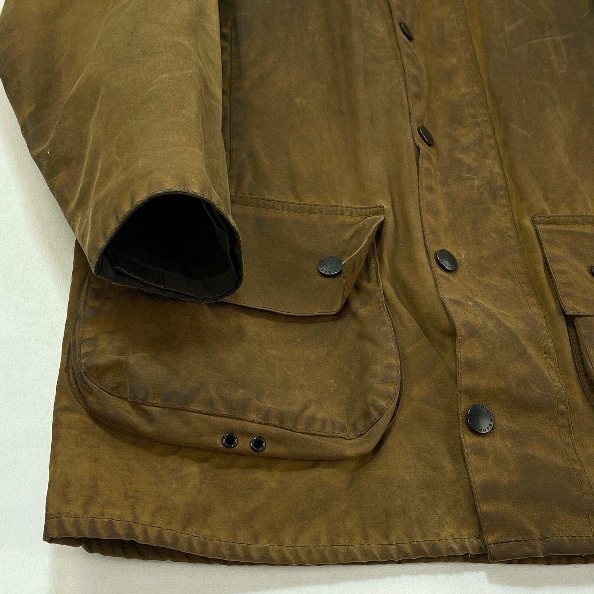 00s　Barbour moorland　c38 バーク　ブラウン Barbour Classic Moorland Wax Jacket Mens C38 Medium Brown