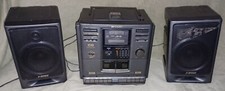 SHARP GX-CD610 GY Cassette/Tape AM/FM CD Player Radio Boombox Portable X Bass