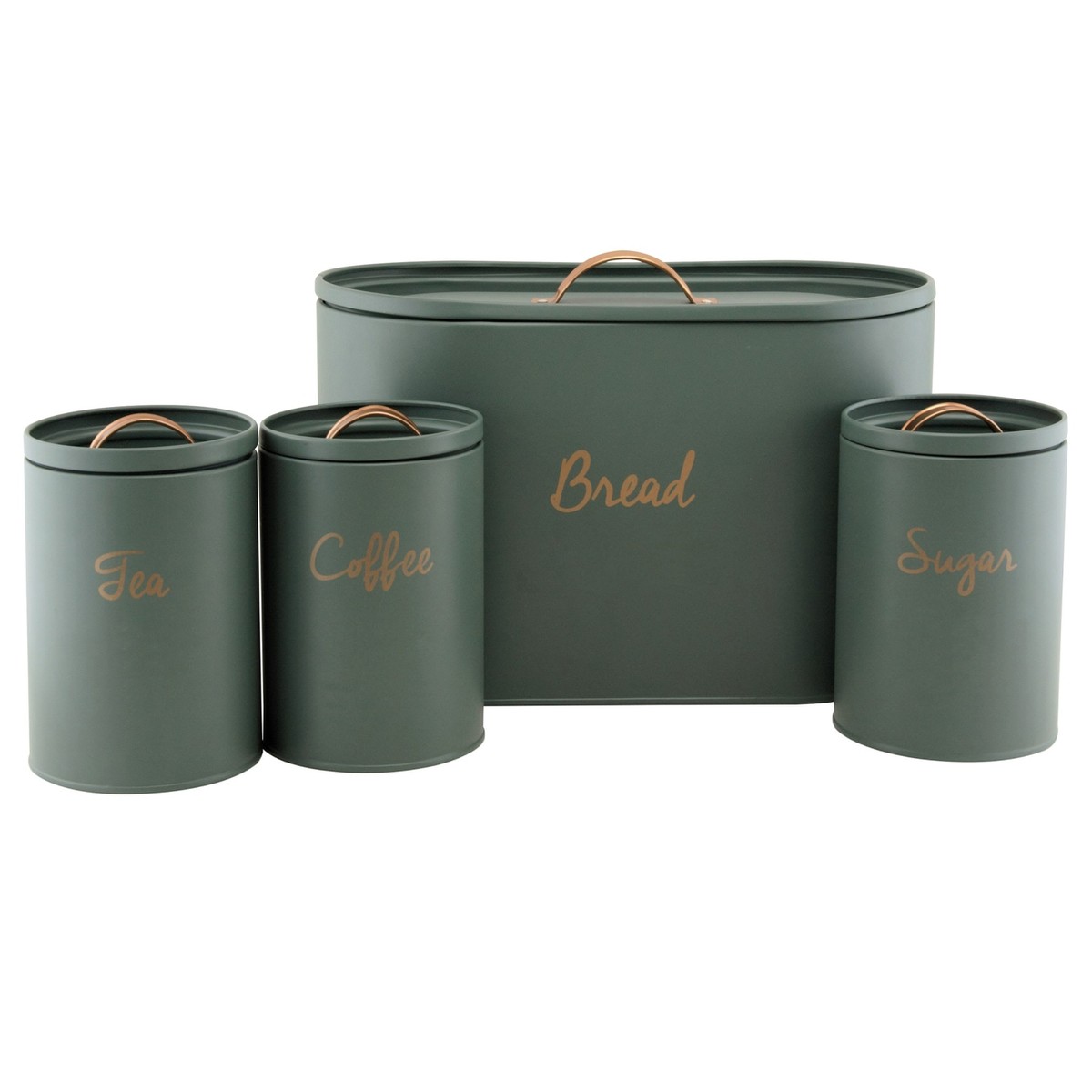 Bread Bin Sage Tea Coffee Sugar Canisters Bread Bin Tea Coffee