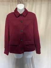 HOBBS Zadie Jersey JacketBurgundy Flawless US 6 UK 10