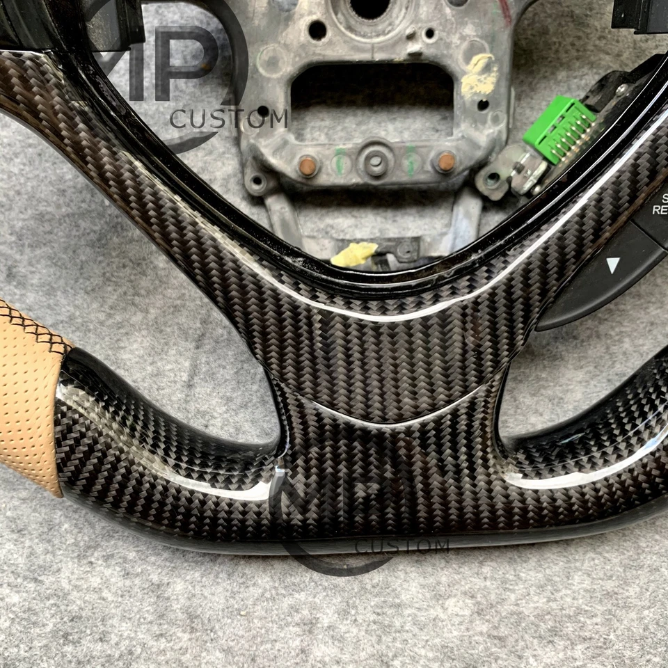 Volante personalizado Acura TSX 2009 - 2014 TSX volante fibra carbono Foto 3 de 4