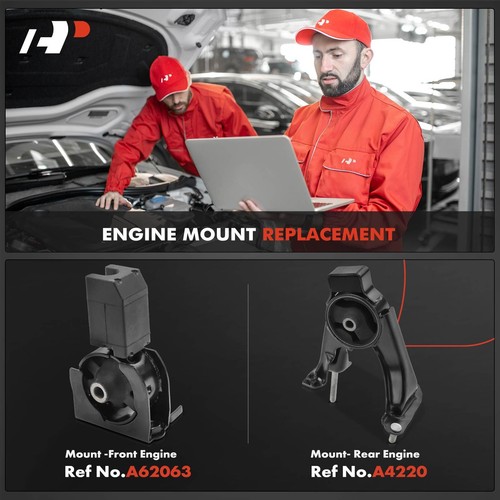 A-Premium 2x Engine Mount for Pontiac Vibe Toyota Corolla Matrix 2003-2008 1.8L - Picture 2 of 8
