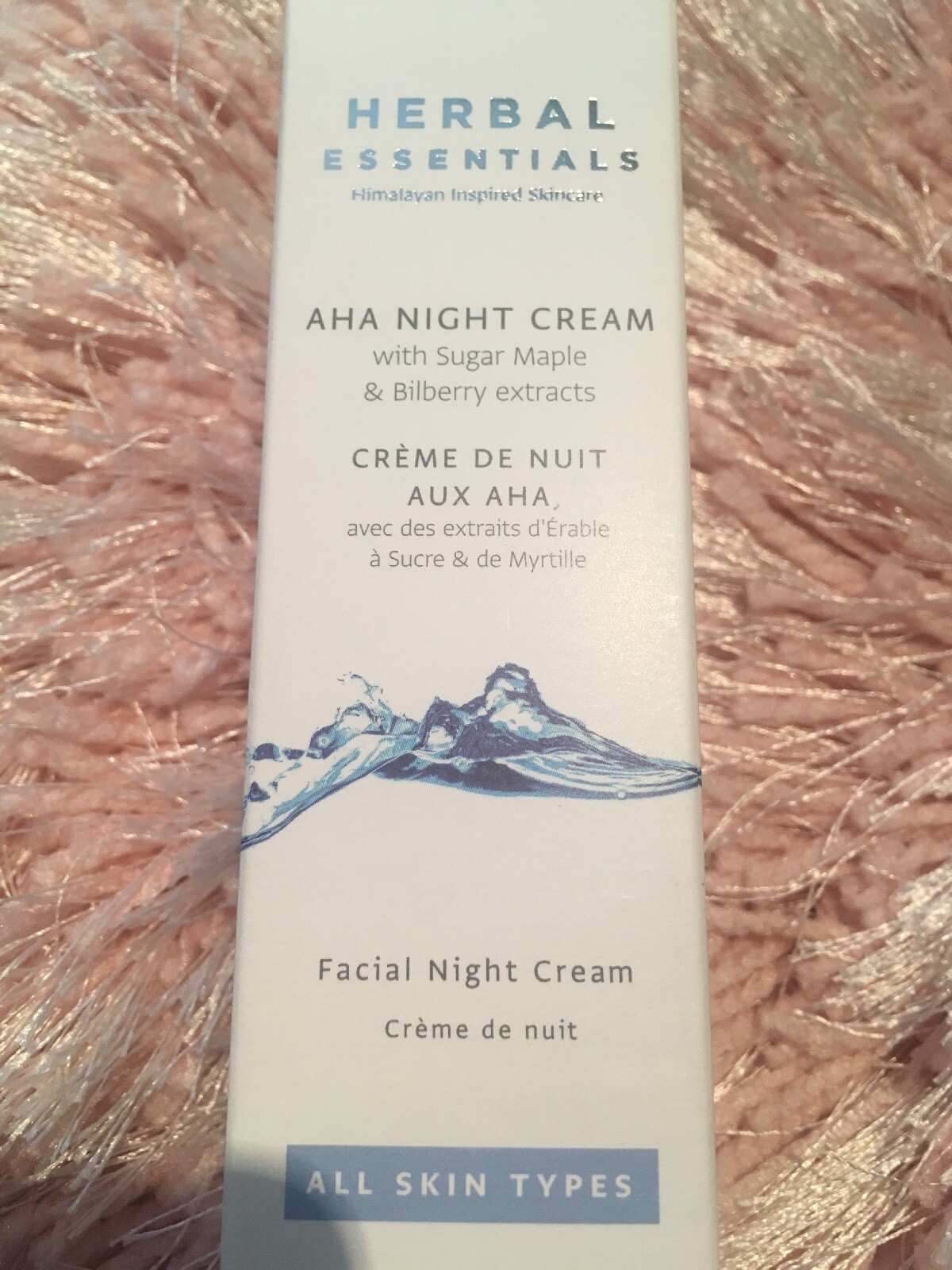 herbal essentials aha night cream