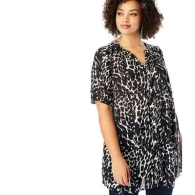 Roamans tunic blouse shirt in plus size