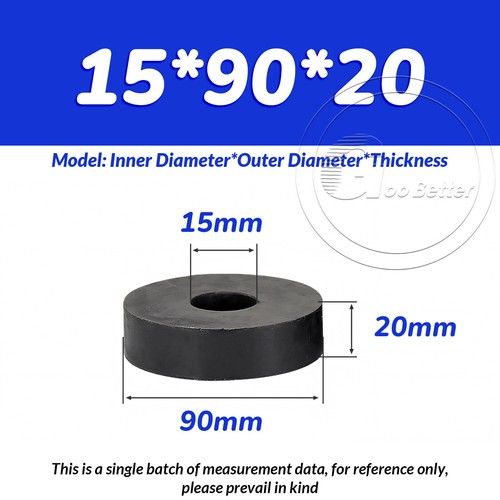 Rubber Spacer Round Anti Vibration Isolation Pads Isolator Bushing Spacer Washer - Picture 14 of 65