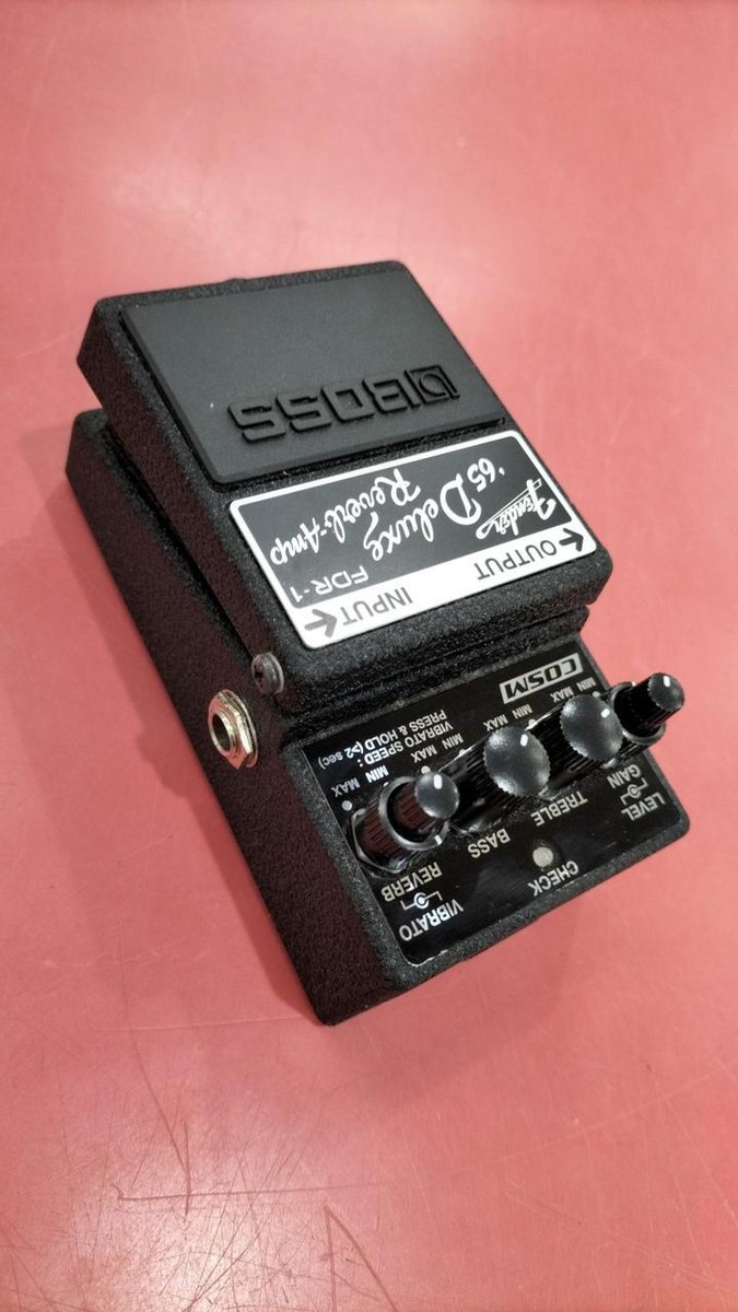 【希少】BOSS FDR-1 fender deluxe reverb amp Boss FDR-1 Fender '65 Deluxe Reverb Amp Pedal | Reverb
