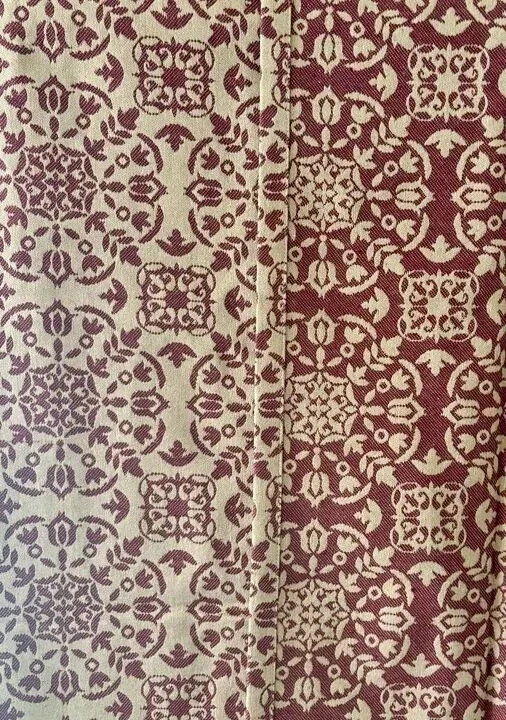 New Primitive MEDALLION OAT RED QUEEN COVERLET & PILLOW CASE SET Bedding - Image 2 of 3