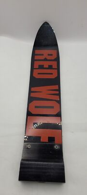 Rare Red Wolf Snowboard Beer Tap Handle
