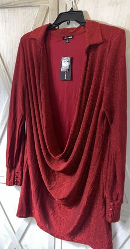 Nuevo con etiquetas Vestido Mini Moda Nova Chasing Desires en Rojo Talla 2X Nuevo con Etiquetas - Imagen 6 de 9