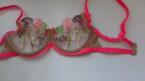 AGENT PROVOCATEUR SELTEN VINTAGE ORIGINAL SEXY ROSA ZURI BH 32DD NEU MIT ETIKETT - Bild 11 von 14