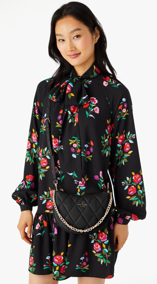 New Kate Spade Carey Zip Top Crossbody Quilted Smooth New Kate Spade Carey Zip Top Crossbody Quilted Smooth